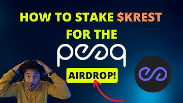 How to stake $Krest for the Peaq Network Airdrop: Step-by-Step Guide!