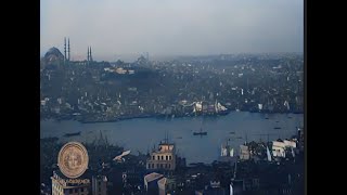 1922  - İstanbul - Galata - İsmet İnönü, Refet Bele Paşalar ve Halife Abdülmecit Efendi