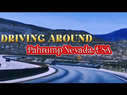 Happiness is a road trip with a good playlist | Driving around Pahrump Nevada, USA