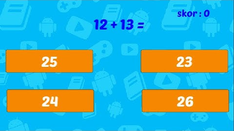 Game Edukasi Perhitungan Menggunakan UNITY 2D