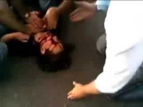 Neda Salehi murdered, shoot and killed by Basiji Sniper in Iran, Tehran Protest heat up