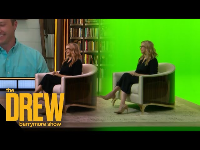 How The Drew Barrymore Show Gets Virtual Guests in Studio class=