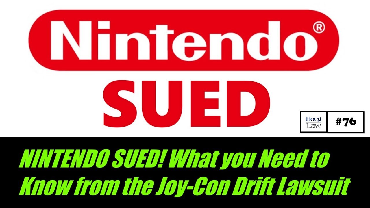 NINTENDO SUED! What You Need to Know from the Joy-Con Drift Lawsuit (VL76) (Hoeg Law)