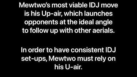 Mewtwo - IDJ Combos and Strings | Smash Bros Ultimate
