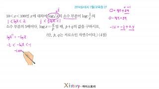 8-B-14/자이스토리/수학Ⅰ/2014실시(A) 7월/교육청 27