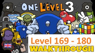 One Level 3: Stickman Jailbreak Level 169 -180 Walkthrough (RTU Studio)