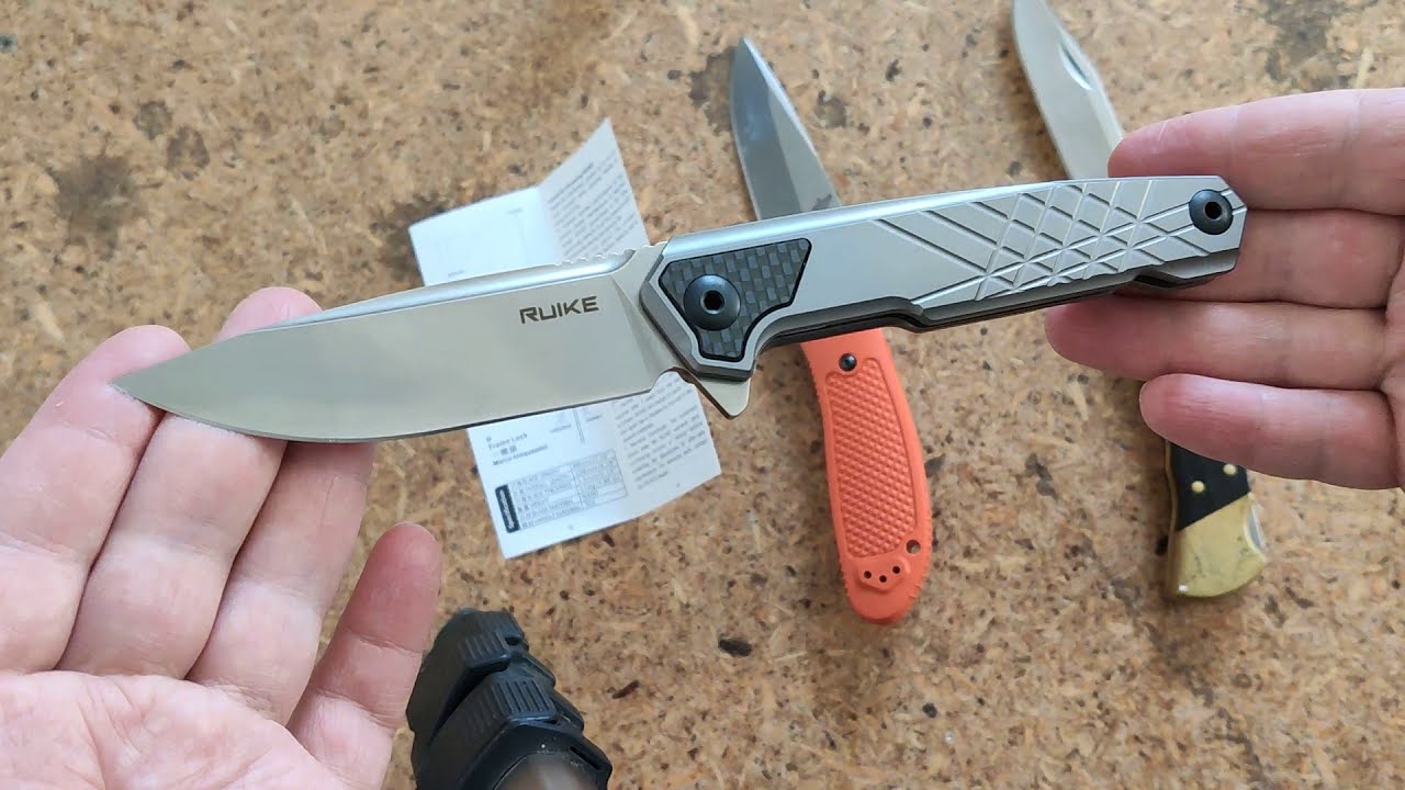 Review knife Ruike M875-TZ - YouTube