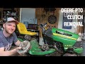John Deere PTO Clutch Removal and Replacement Video LA145, 3 MINUTES!