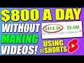 How To Make Money With YouTube Shorts Without Making Videos (For FREE)