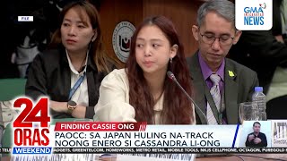 Cassandra Li-Ong last seen in Japan in January—PAOCC | 24 Oras Weekend