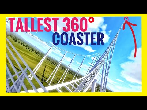 Highest VR 360° Roller Coaster in 8K - POV 360 3D Videos Split Screen Virtual Reality