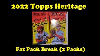 2022 Topps Heritage - Fat Pack Break (2 Pack Break)