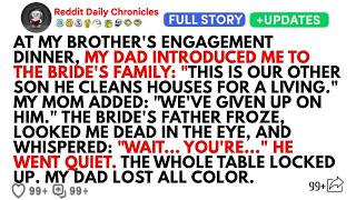Details My Dad Told Everyone He Just Cleans Houses At My Brother's Engagement—One Guest Froze News