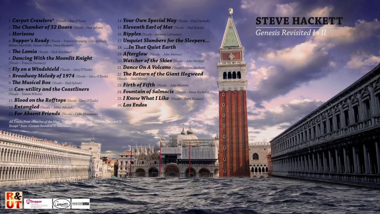 Steve Hackett Genesis Revisited I Ii 26 Tracks By Randut Youtube