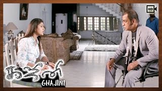 Ghajini Tamil Movie Scenes Nayanthara Meet Pradeep Rawt & Tell About Murder Plan