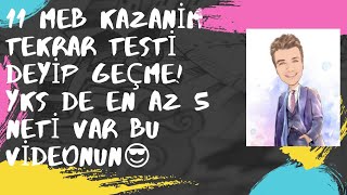 Meb Kazanim 11 Türk Di̇li̇ Ve Edebi̇yati Tekrar Testleri̇ Deyi̇p Geçme En Az 5 Net Garanti̇
