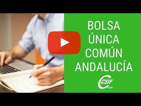 Bolsa Única Común de Andalucía [2020]