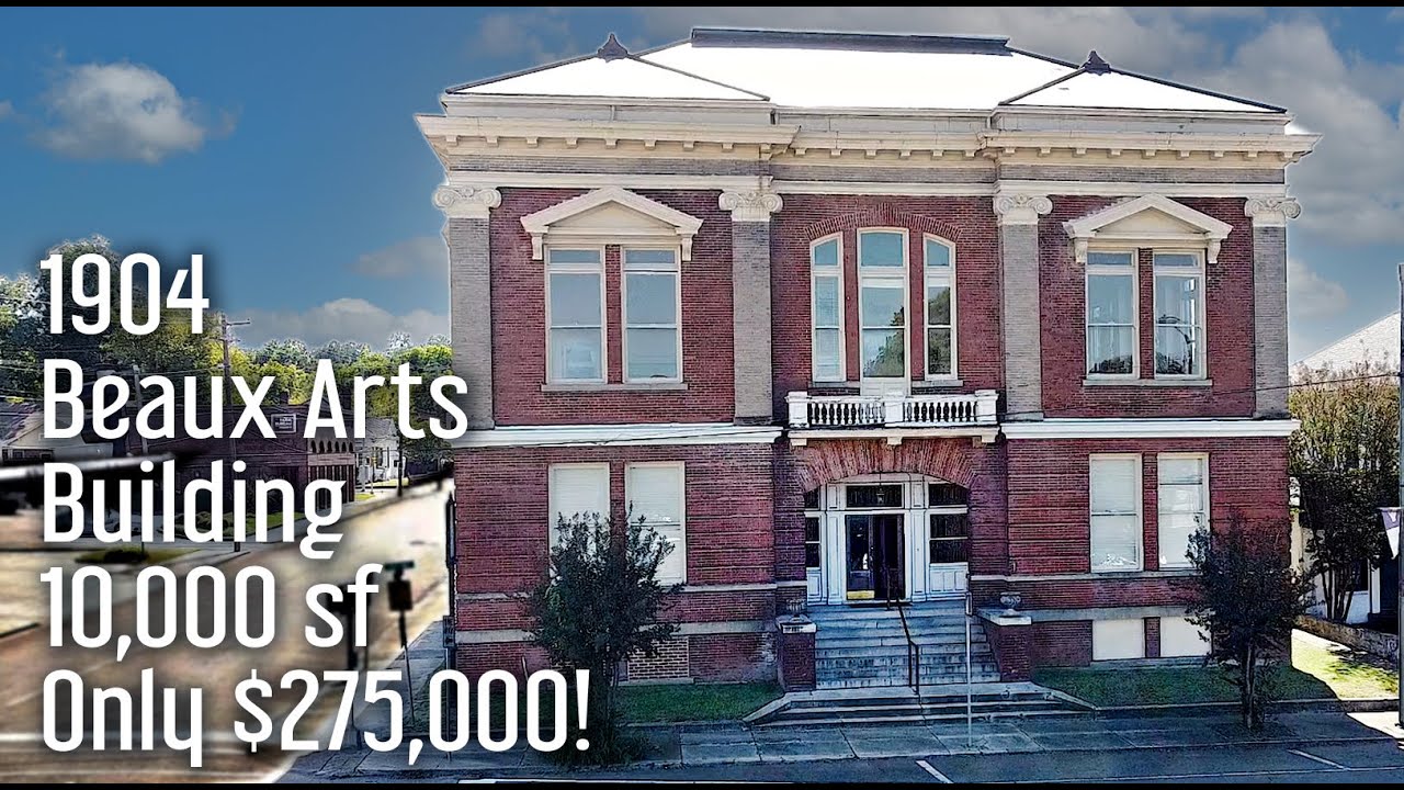 1904 Beaux Arts Building 10,000 sf Only 275,000! YouTube