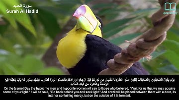 سورة الحديد - سعد الغامدي - مترجم | Surah Al Hadid - Saad Alghamdi - English subtitles