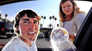 Crazy Lady Assaulted My Filmer!