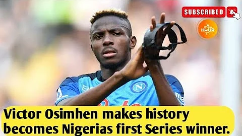 Napoli make history by winning their first league title after 33yrs. victor Osimhen, Kvaratskhelia