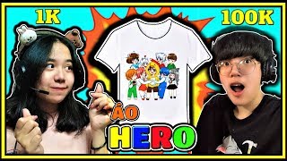 MINI WORLD: ÁO 1K VS ÁO HERO TEAM 100K | THỬ THÁCH PARKOUR GIÀNH LẤY ÁO SIÊU ANH HÙNG SIÊU NGẦU ĐẸP