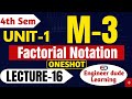 ONESHOT OF Factorial Notation @Engineerdude-g6m Lecture-16
