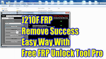 J210F FRP Remove Success Easy Way With Free FRP Unlock Tool Pro