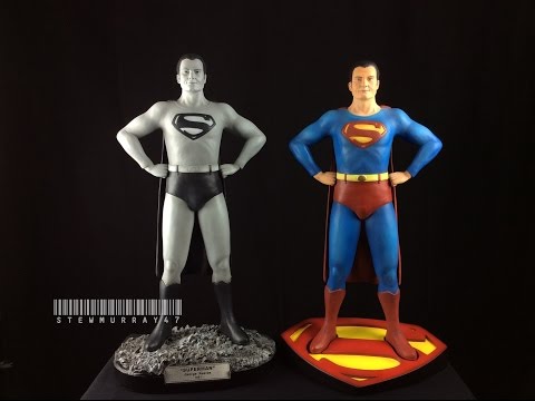 1/4 Scale George Reeves as Superman Custom Statues Review