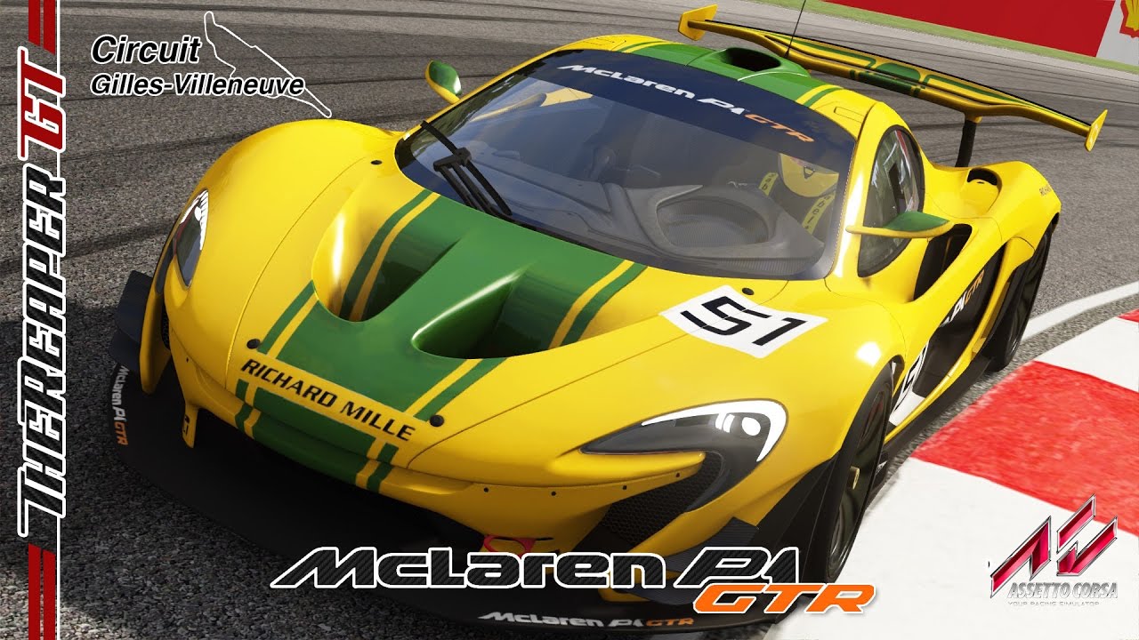 Assetto Corsa Dlc Mod Mclaren P1 Gtr Circuit Gilles Villeneuve