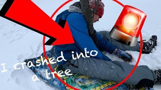 We went sledding(GONE WRONG)