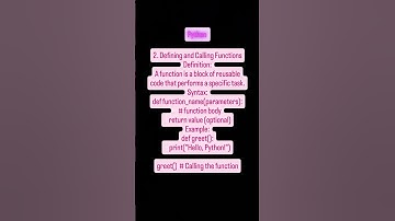 "Python Functions 🐍 | How to Define & Call Reusable Blocks of Code 🔄"