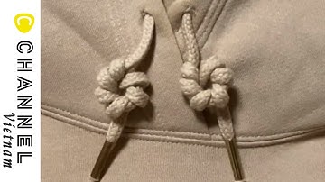Cách thắt dây áo Hoodie