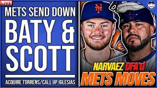 BREAKING NEWS: Mets DFA Narvaez, ACQUIRE Torrens, Send DOWN Scott & Baty | New York Mets News screenshot 4