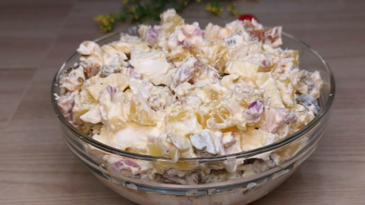 Мяса нет, но это вкуснее мяса! Картофельный салат исчезает со стола первым!