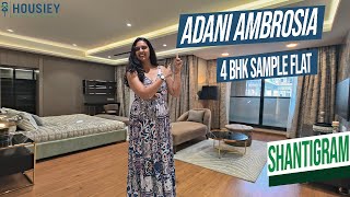 Ambrosia Adani Shantigram | 4 BHK Sample Flat Tour | Adani Shantigram Ahmedabad screenshot 4