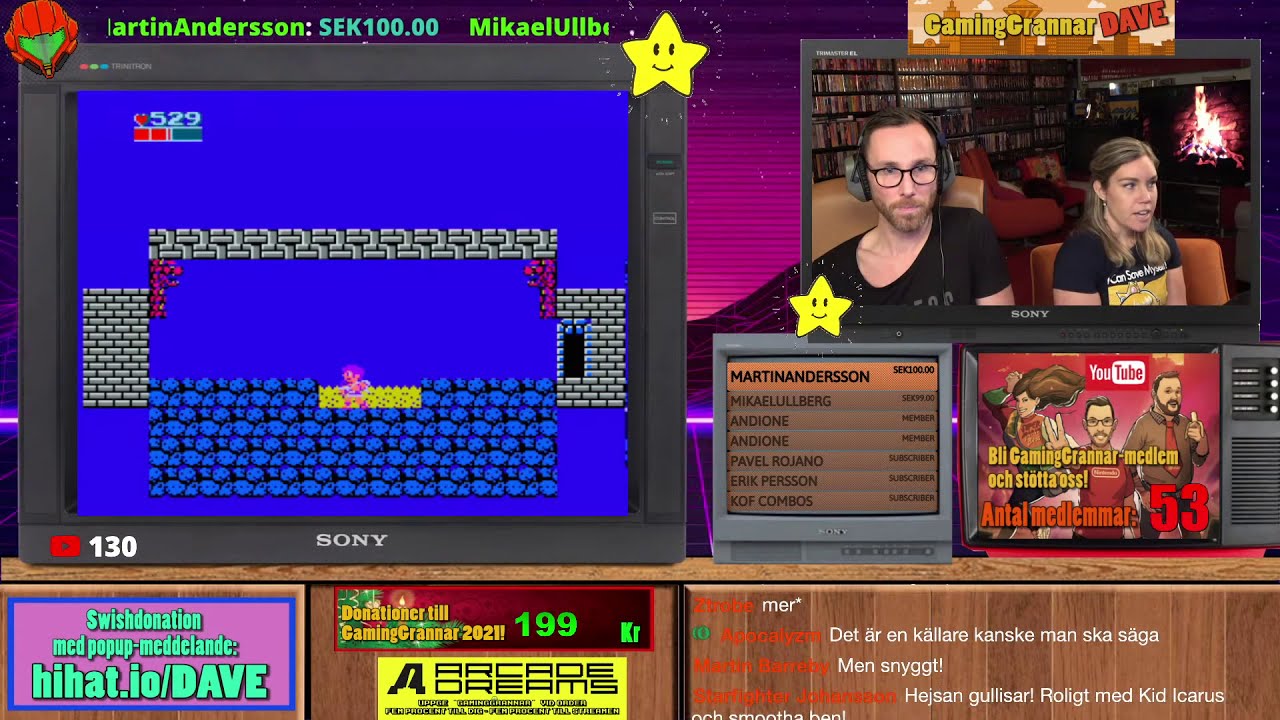 GamingGrannar Livestream 19:30! Ikväll siktar vi på att klara Kid Icarus!
