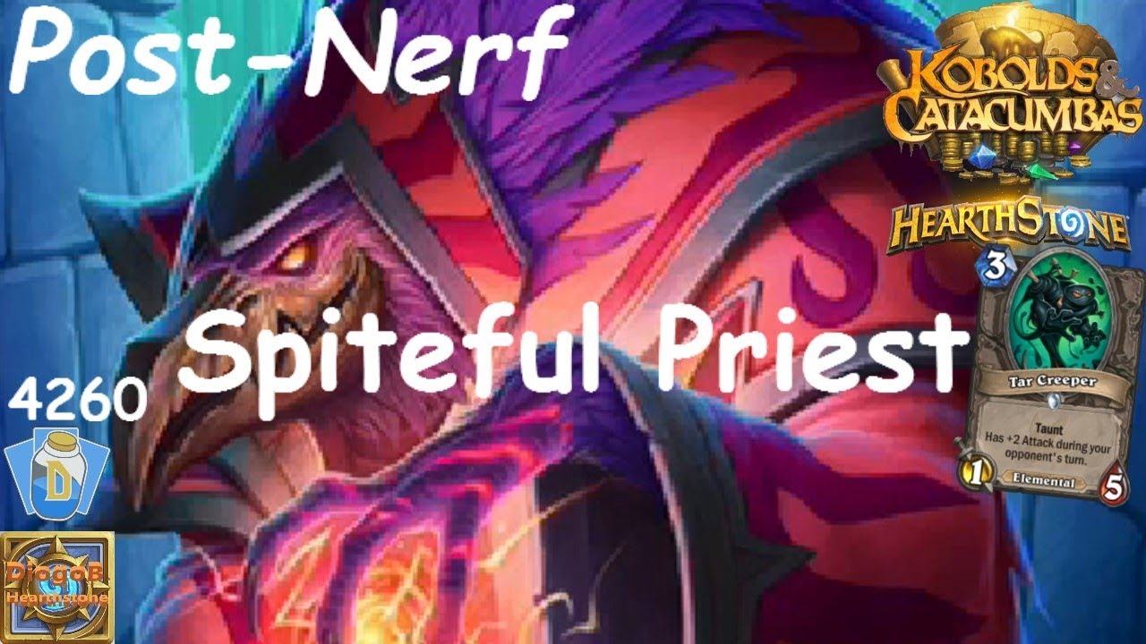 Hearthstone: Spiteful Dragon Priest Post-Nerf #16: Kobolds and Catacombs - Standard Constructed