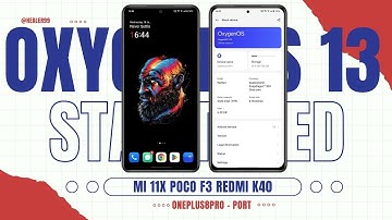 LATEST OXYGEN OS 13 UPDATE FOR MI 11X POCO F3 REDMI K40 ✌️😍