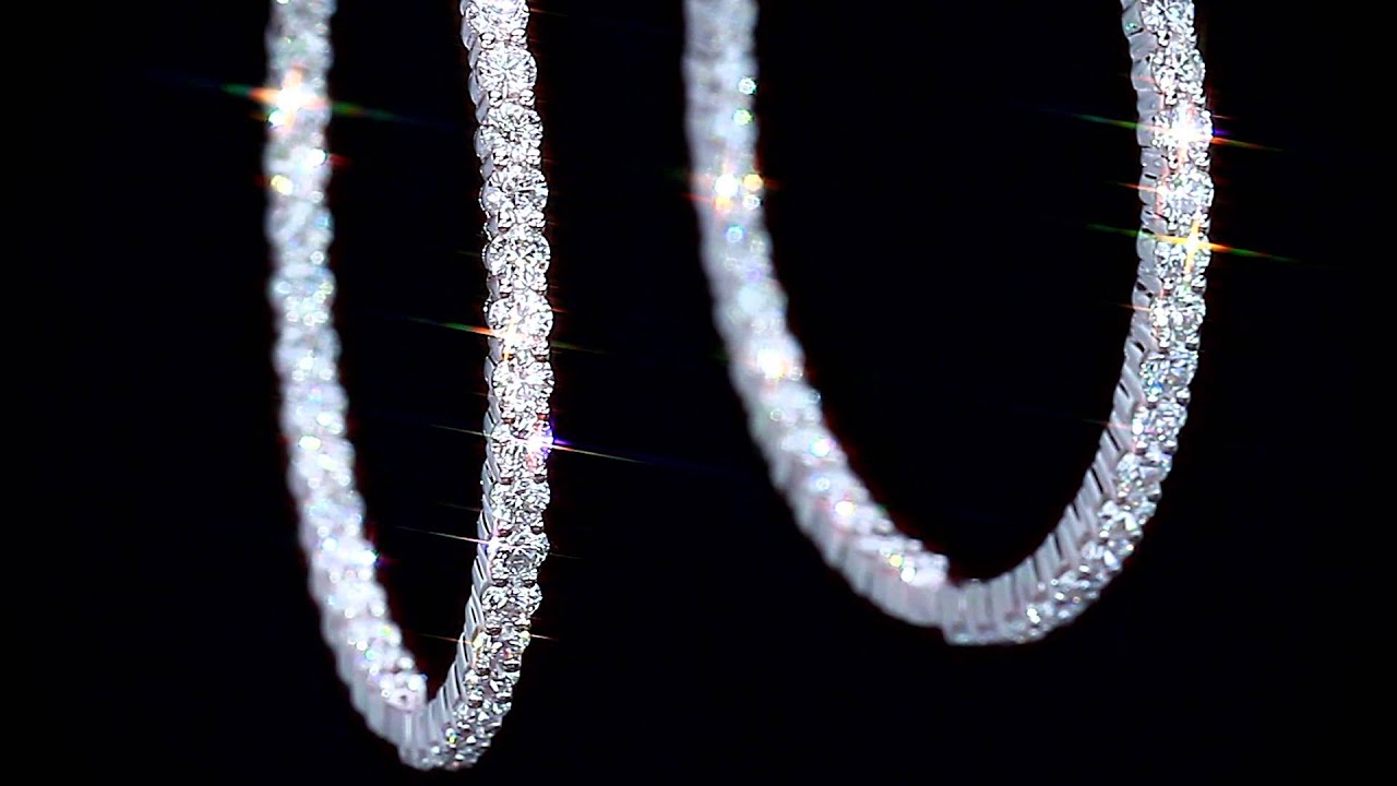 Round Brilliant 6 00 Ctw Vs2 Clarity I Color Diamond 14kt White Gold Round Brilliant 6 00 Ctw Vs2 Clarity I Color Diamond 14kt White Gold Inside Outside Hoop Earrings Costco