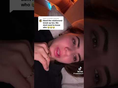 Break up tea #hoodnews #bobbialthoff #breakup #reaction #love #heartbroken #lover #viralvideo #how