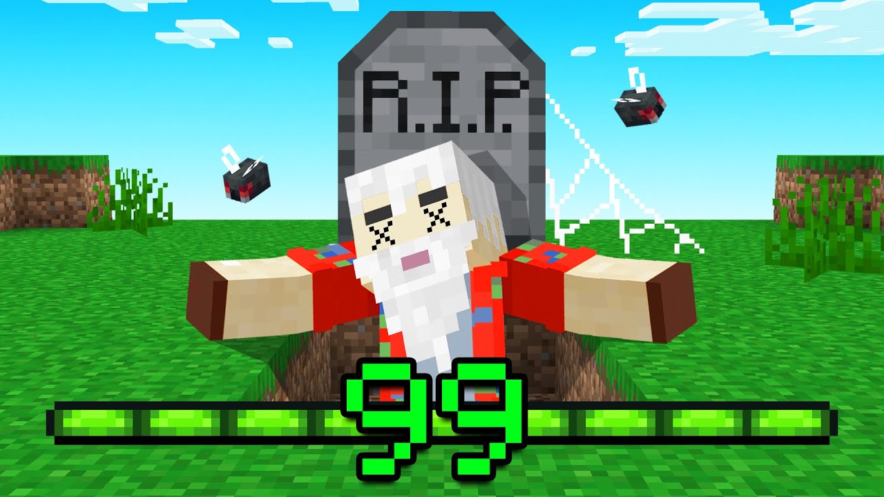 Minecraft But Your XP = Your Age...