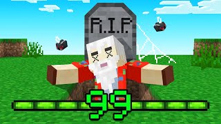 Minecraft But Your XP = Your Age... Net Worth