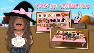 EVERY HALLOWEEN FOOD in Bloxburg! (HOW TO GET THEM!)