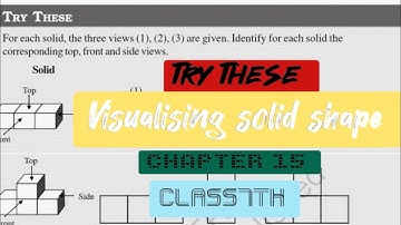 Try these chapters 15 visualising solid shape chapter 15 math class7th @MathsAP26 @ABHINAYMATHS