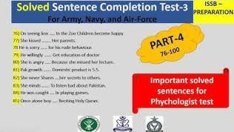 SCT Tips and Solved Examples for ISSB (Part-4)
