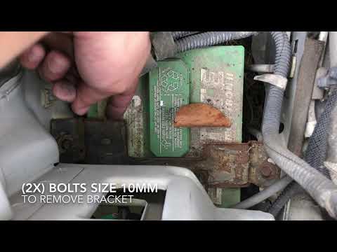 Dodge Intrepid battery location and removal