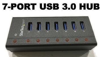 StarTech 7 Port USB 3.0 Hub Unboxing
