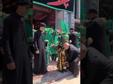 كربلاء قبلة العاشقين كربلاء المقدسة لبيك يا حسين عليه السلام منظر جميل طفل صغير  