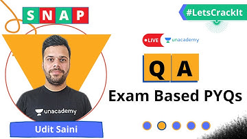 SNAP 2021 | Important QA Revisions | Exam Based Topics | Unacademy CATalyst